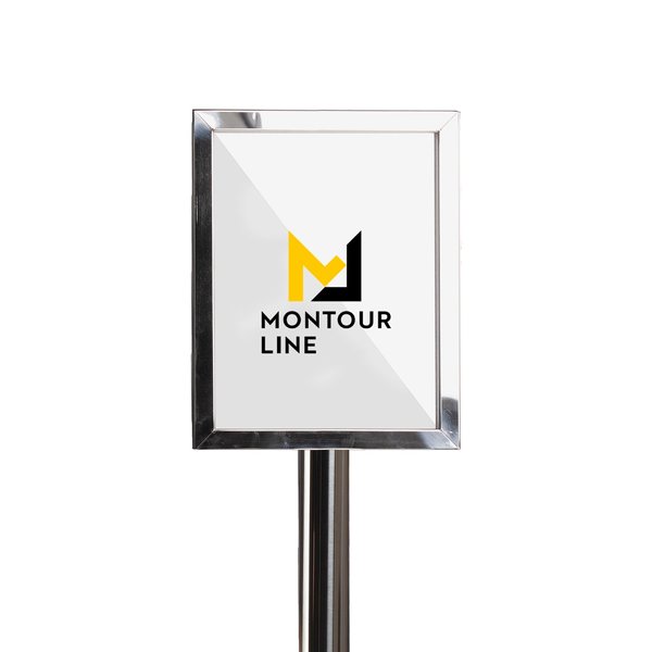 Montour Line Sign 8.5 x 11 in. V Pol. S.S. PLS WAIT HERE FOR THE NEXT AVL ASSOCIATE FS200-8511-V-PS-PLSWAITASSC